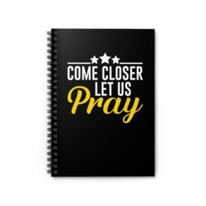 Let us pray spiral journal, believers faith journal, prayer journal