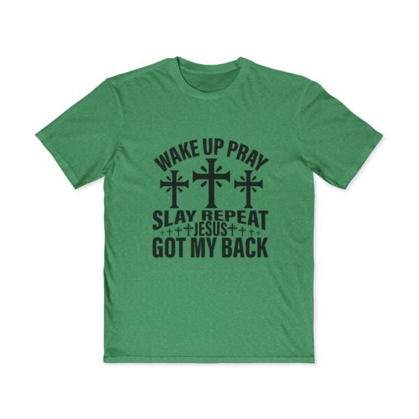 Wake up Pray  t-shirt, Bible verse t-shirt, Christian apparel, religious gifts. - Image 2
