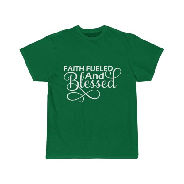 Faithful and Blessed t-shirt, Bible verse t-shirt, Christian apparel, religious gifts. - Image 3