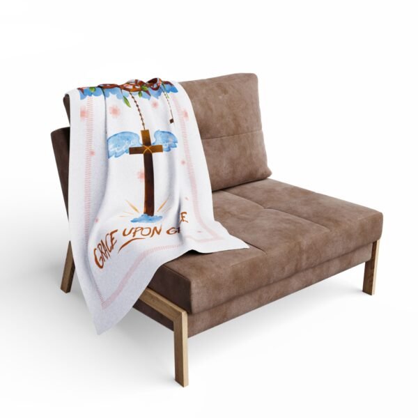 Grace Upon Grace Fleece Christian Blanket - Image 4