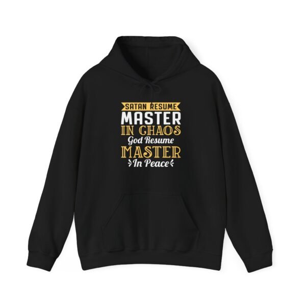 Satan resume master in  chaos hoodie for women