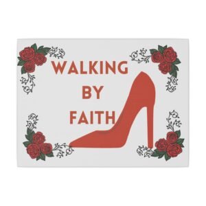 Walking by faith wall art Christian