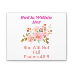 God Is Within Her Wall Art, Psalms 46:5