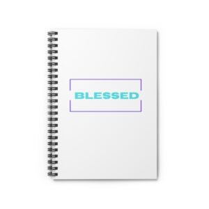 Blessed spiral journal, Motivational journal, inspirational religious gifts.