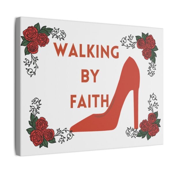 Walking by faith wall art Christian - Image 2