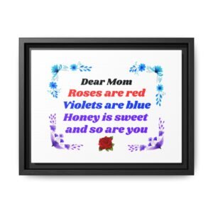 Roses are red mothers wall art,  mothers day wall art, Mom inspirational gifts,