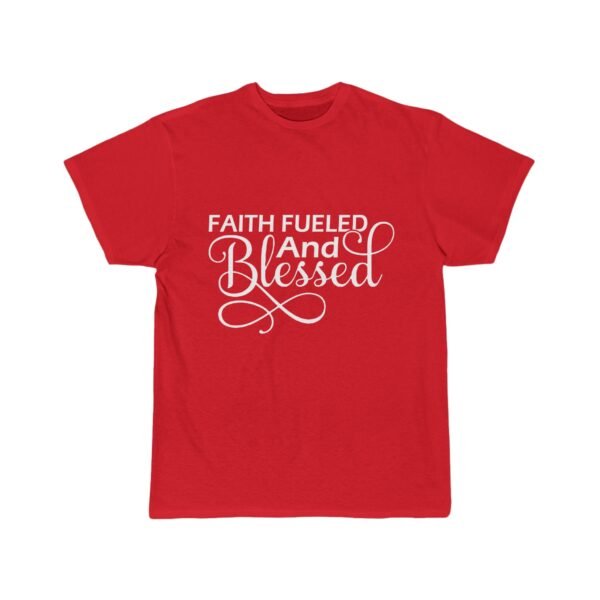 Faithful and Blessed t-shirt, Bible verse t-shirt, Christian apparel, religious gifts. - Image 5