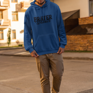 Prayer Warrior Christian Men Hoodie