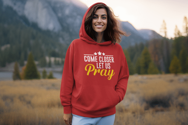 Let us pray women hoodie