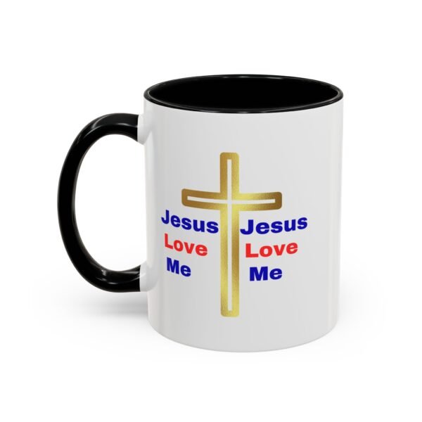 Jesus love me christian coffee cup - Image 3