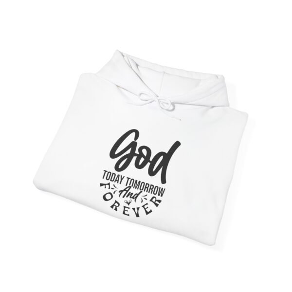 God today tomorrow and forever christian men hoodie - Image 8