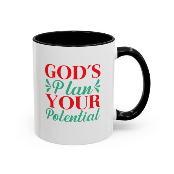 , God's plan your potential mug, Motivational cup, Christian gifts