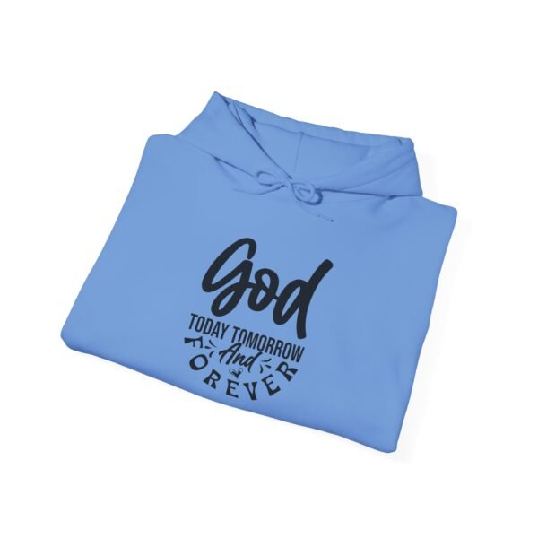 God today tomorrow and forever christian men hoodie - Image 4
