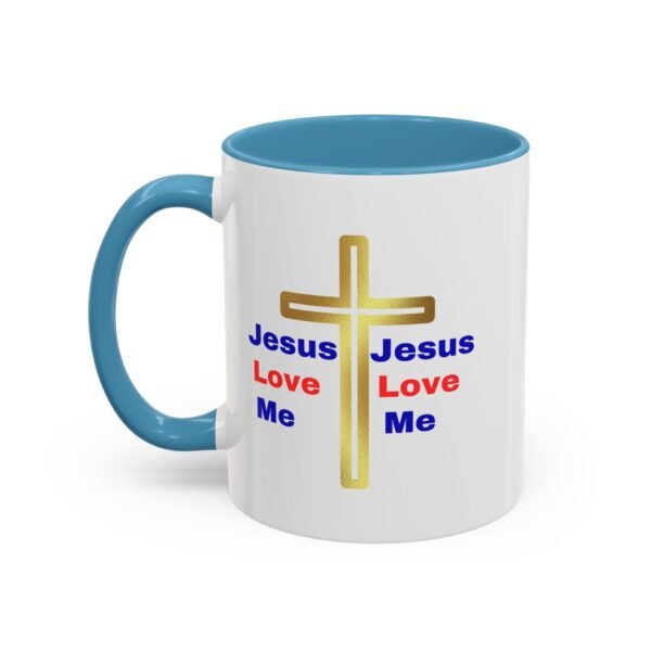 Jesus love me christian coffee cup - Image 16