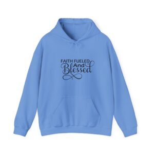 Faith Fueled and Blessed Hoodie | Cozy Women Sweater for Daily Inspiration, Perfect Gift for Faith Lovers