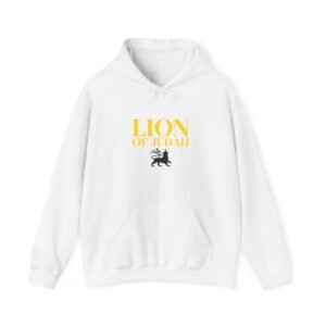 Lion of Judah Unisex Hooded Sweatshirt, Christian Apparel, Cozy Gift, Religious Hoodie, Spiritual Wear, Everyday Style