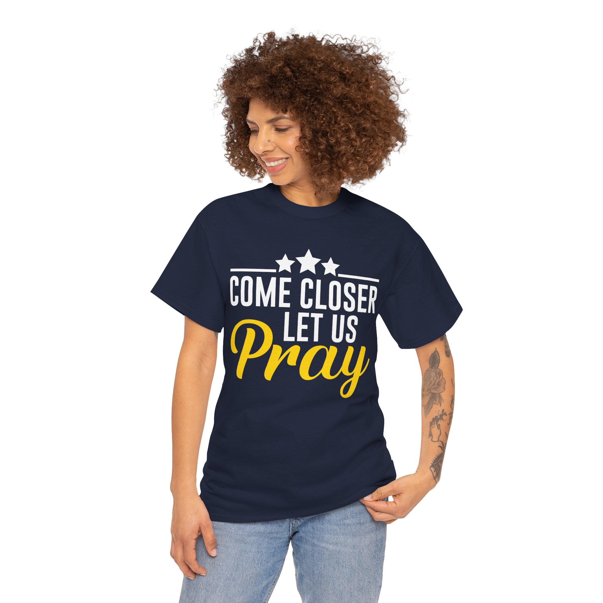 Let Us Pray Women T-Shirt, Motivational shirt, Inspiration t-shirt - Image 10
