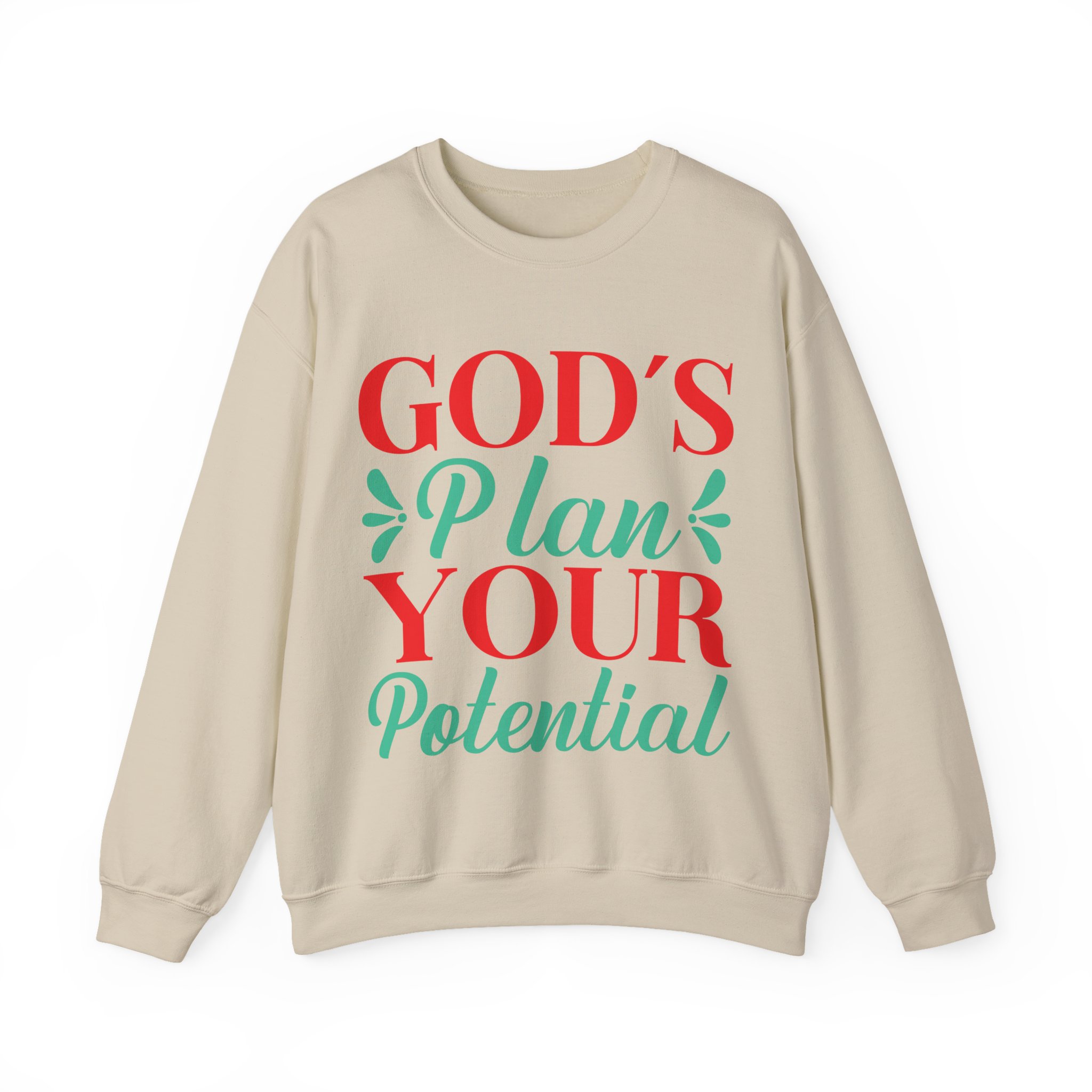 God's plan your potential sweatshirt, Women Jesus Lover Sweatshirt, Religious gift, - Image 14