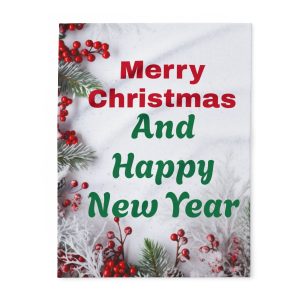 Merry Christmas Fleece Blanket