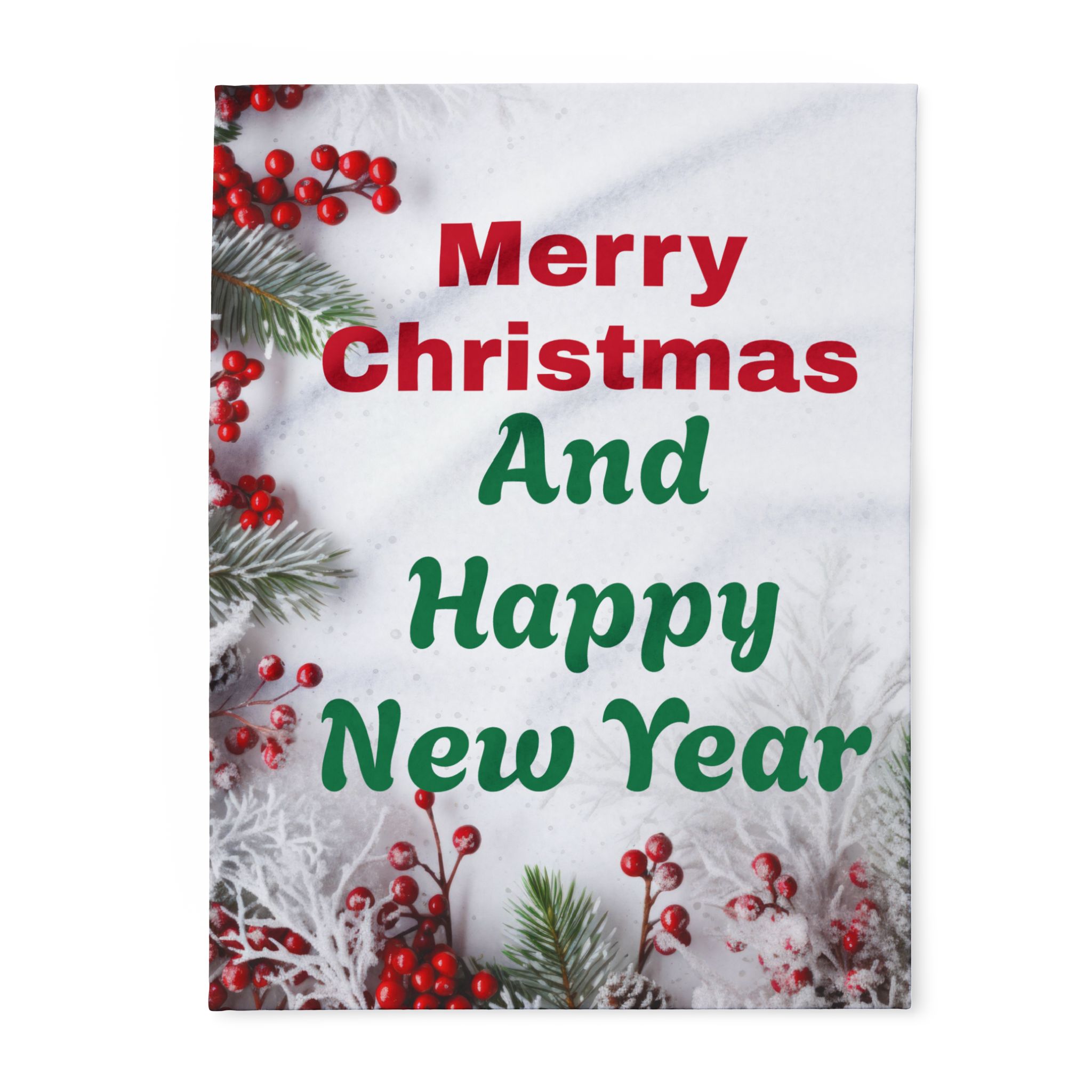 Merry Christmas Fleece Blanket