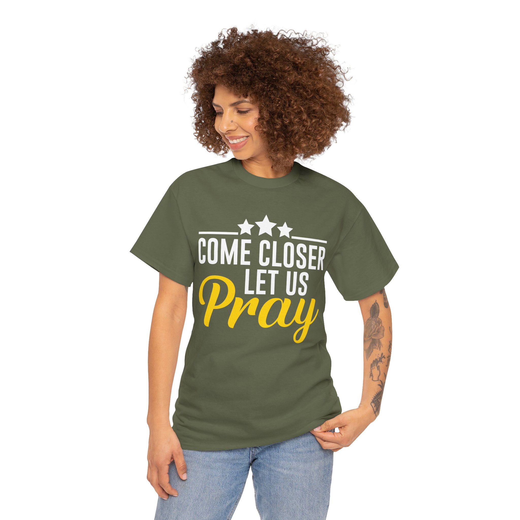 Let Us Pray Women T-Shirt, Motivational shirt, Inspiration t-shirt - Image 43