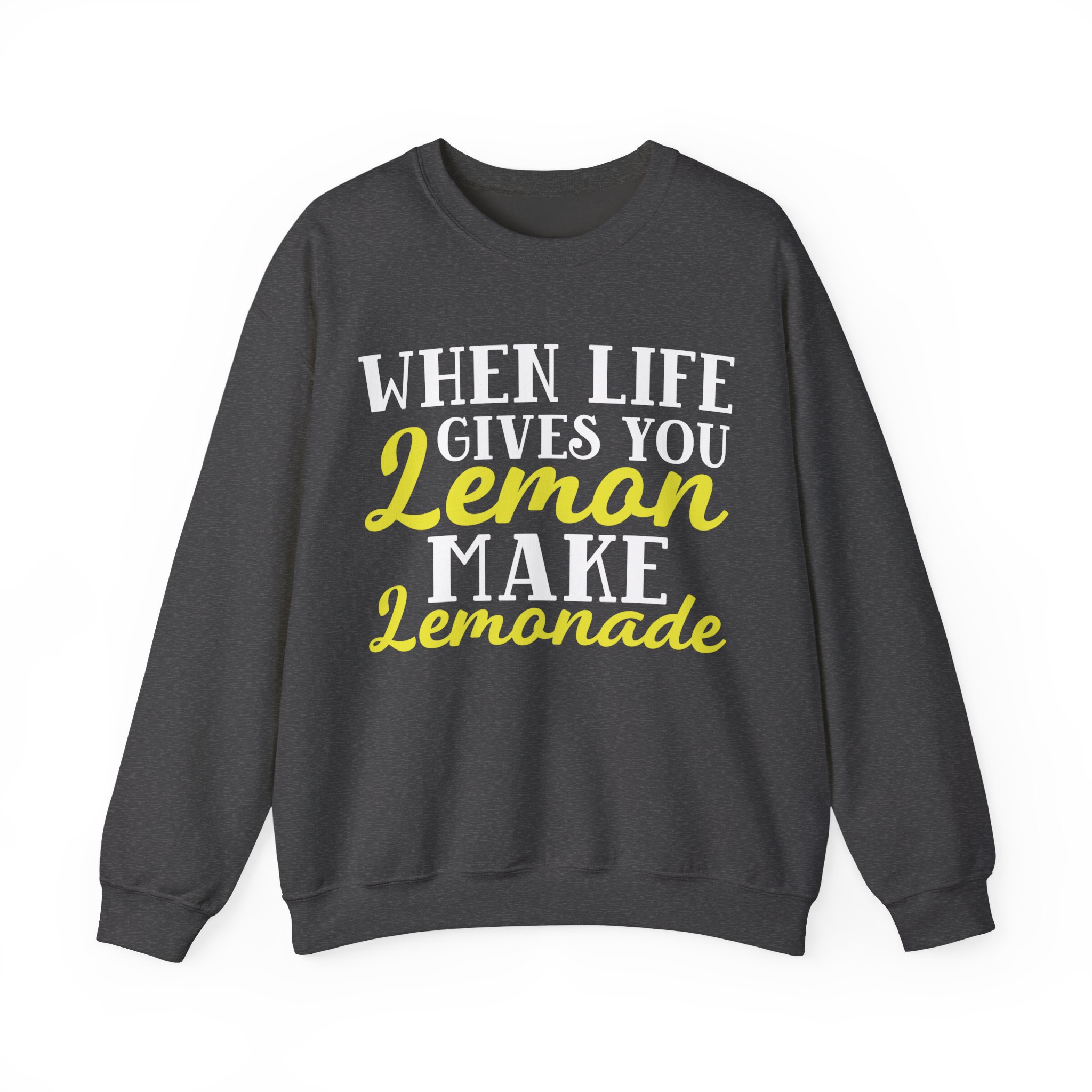When life give you lemon Inspirational Sweatshirt Women, Funny Motivational t-shirt, Positive quotes, Faith women sweater, - Image 6