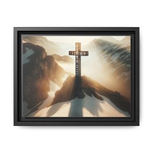 Cross wall art Matte Canvas, Framed