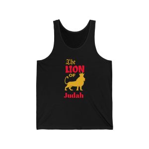 Lion of Judah Jersey Tank, Christian quotes, Gift for him, Lion tee,