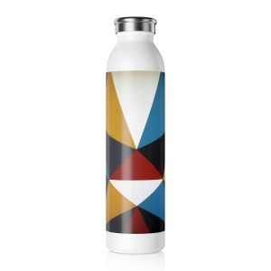 Pattern Slim Water Bottle, Colorful water bottle, Religious gifts, Pattern water bottle.