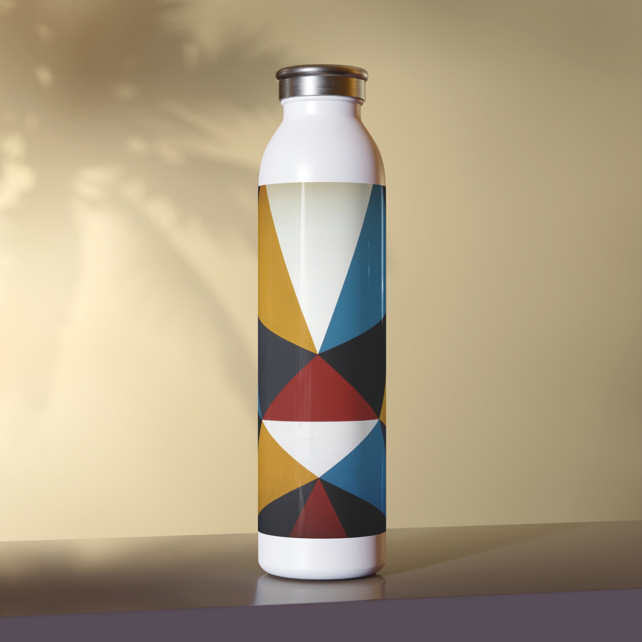 Pattern Slim Water Bottle, Colorful water bottle, Religious gifts, Pattern water bottle. - Image 7