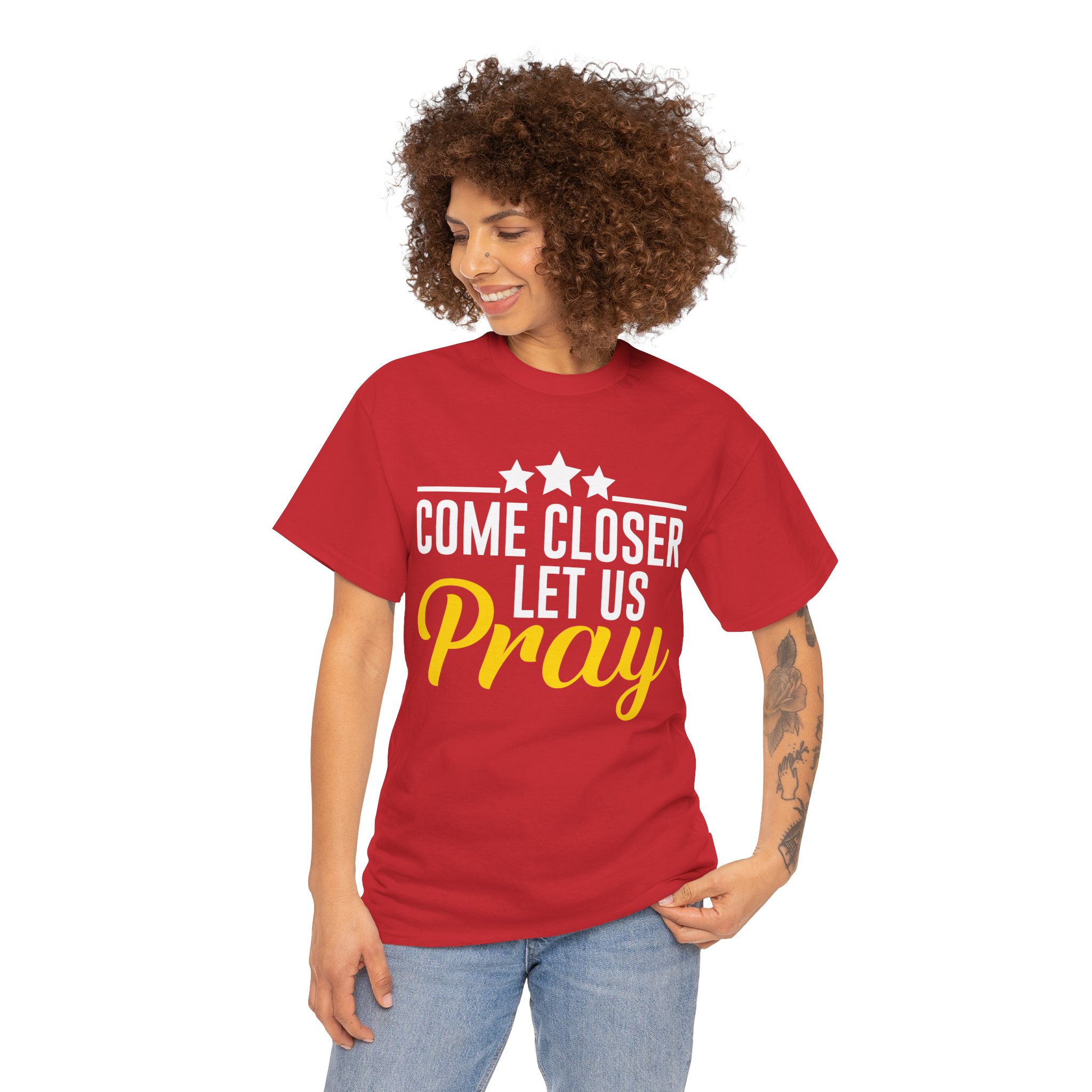 Let Us Pray Women T-Shirt, Motivational shirt, Inspiration t-shirt - Image 11
