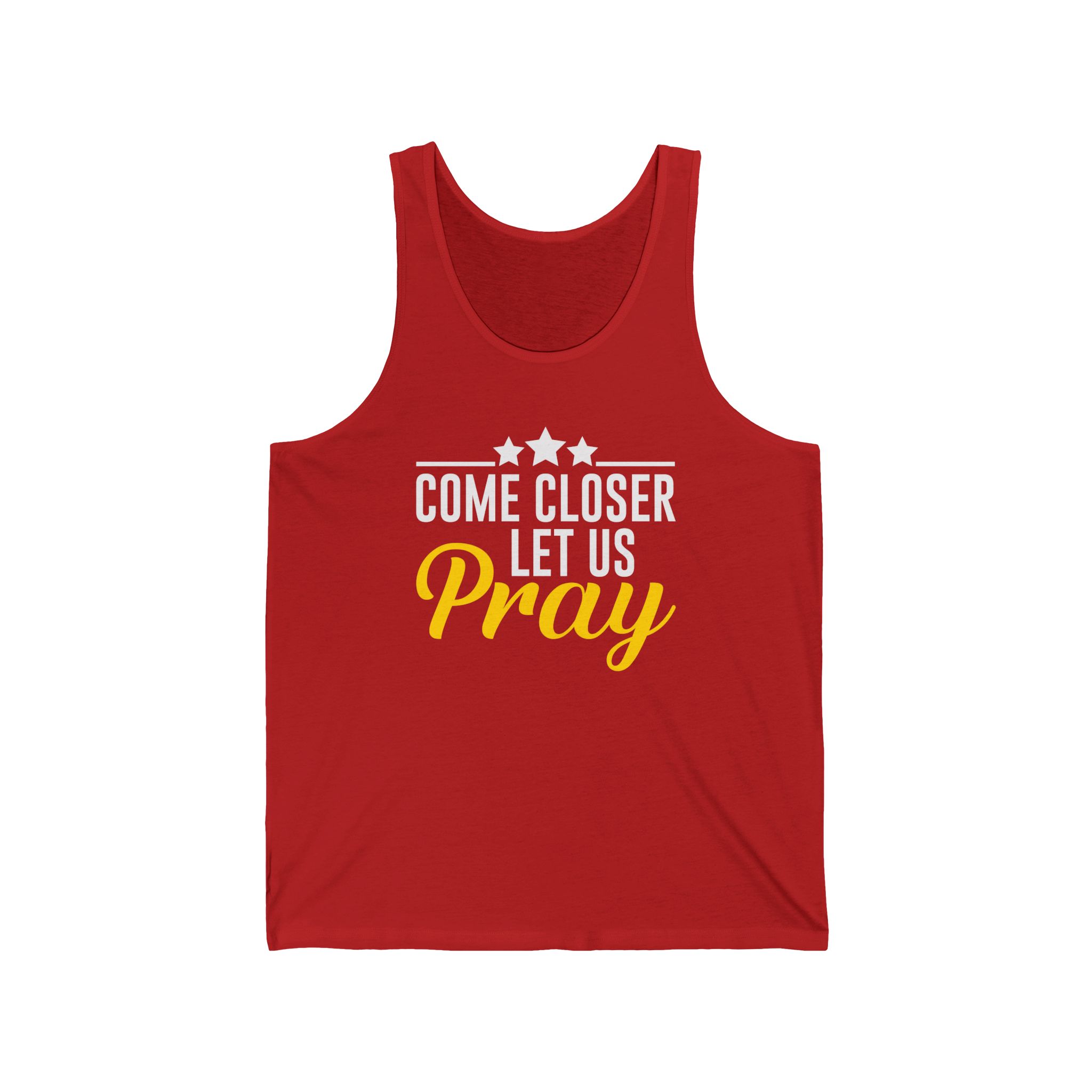 Let us pray women tank top, Prayer tee, Summertime t-shirt, Christian tank top, - Image 3