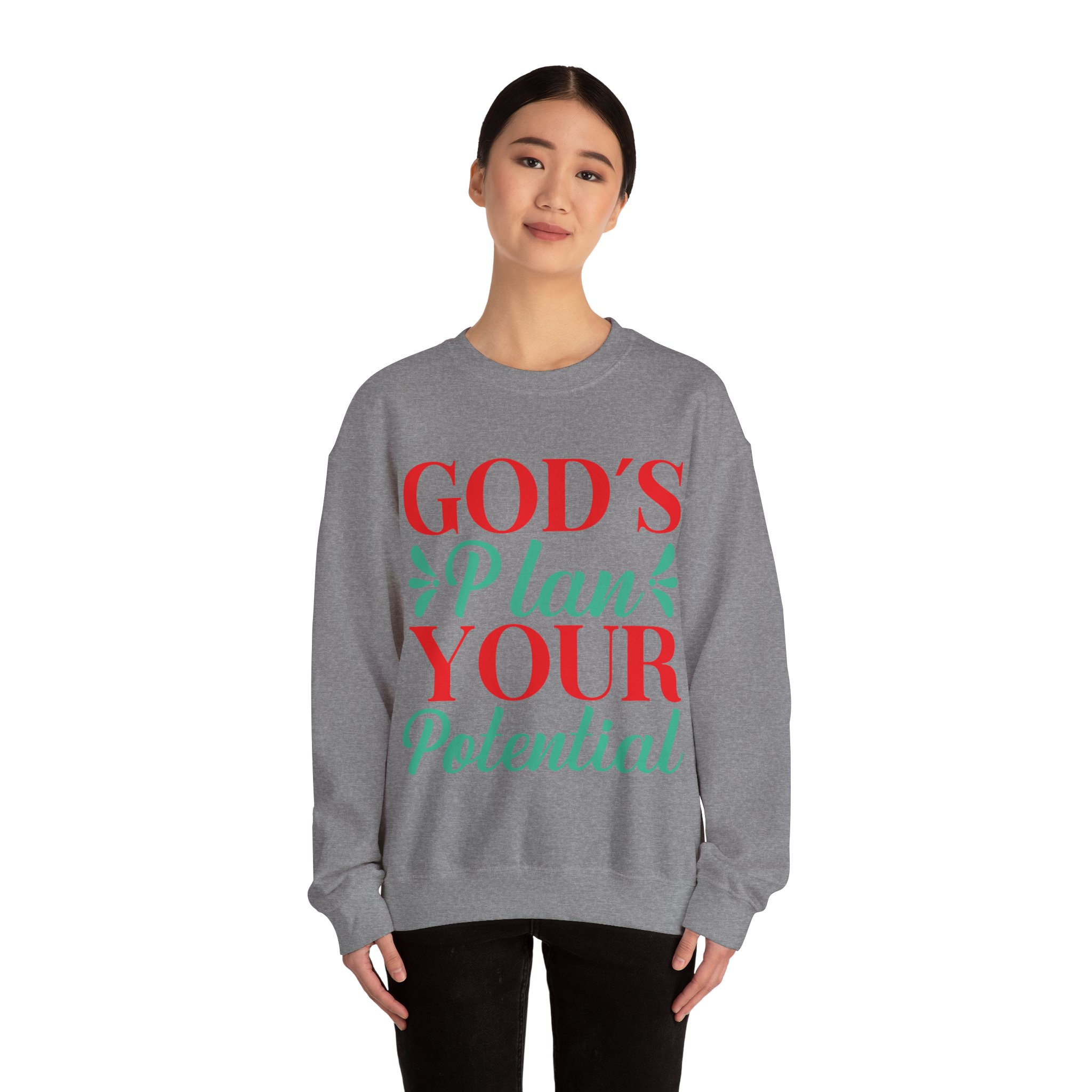 God's plan your potential sweatshirt, Women Jesus Lover Sweatshirt, Religious gift, - Image 22