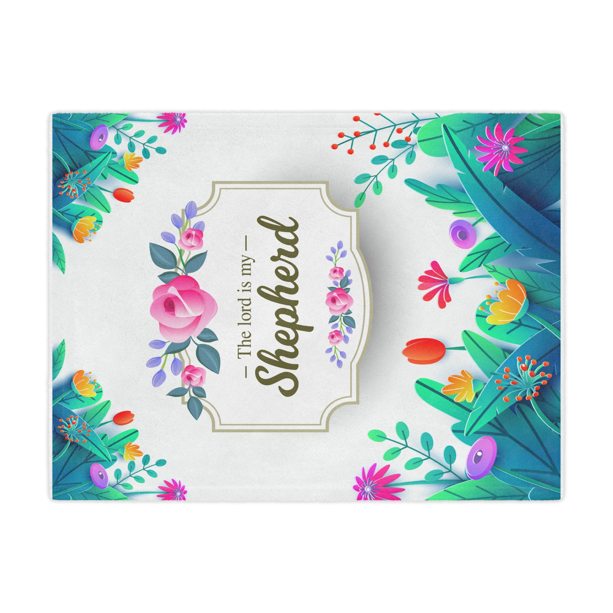 The lord is my shepherd winter blanket - Image 3