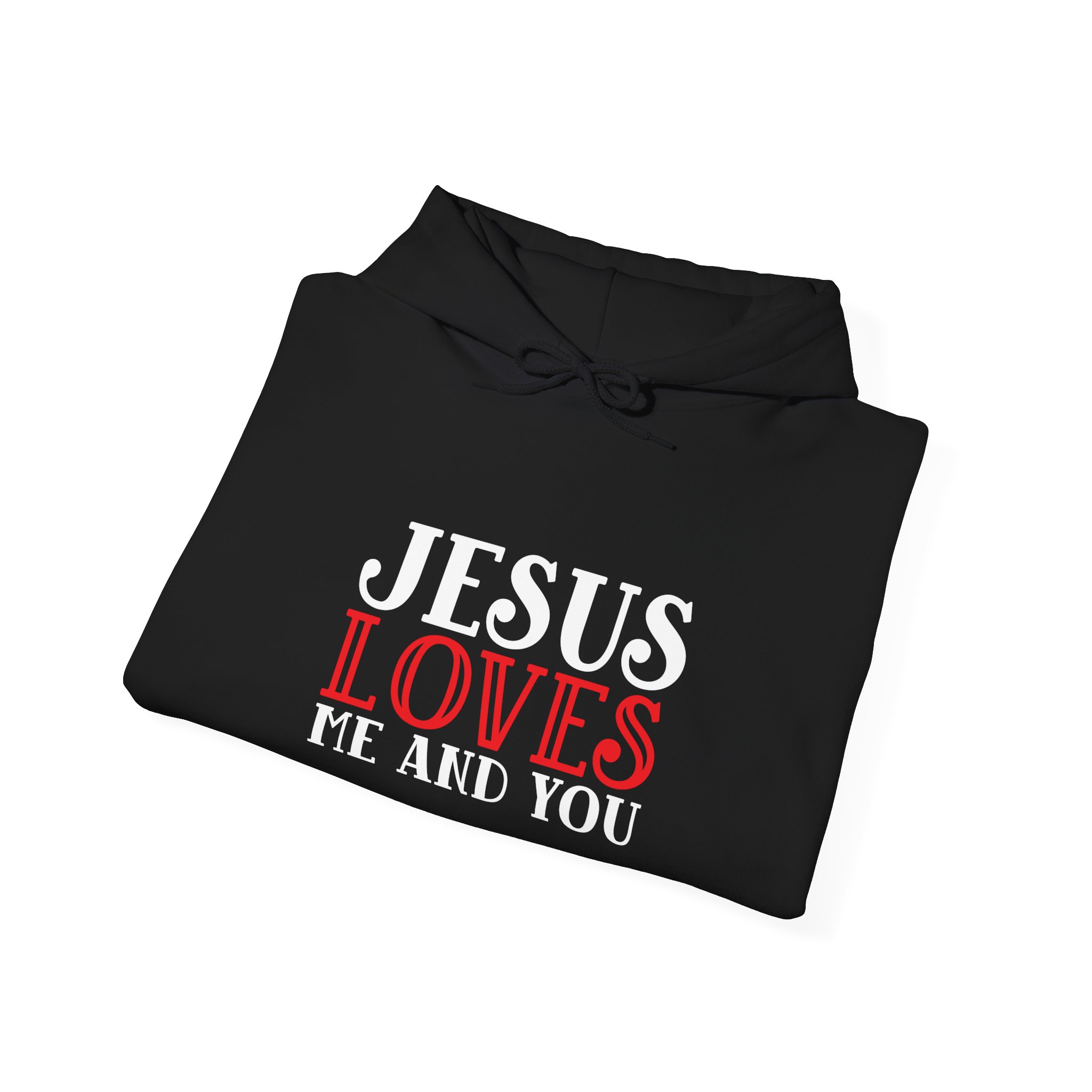 Jesus Loves Me And You Women Heavy Blend™ Hooded Sweatshirt - Image 4