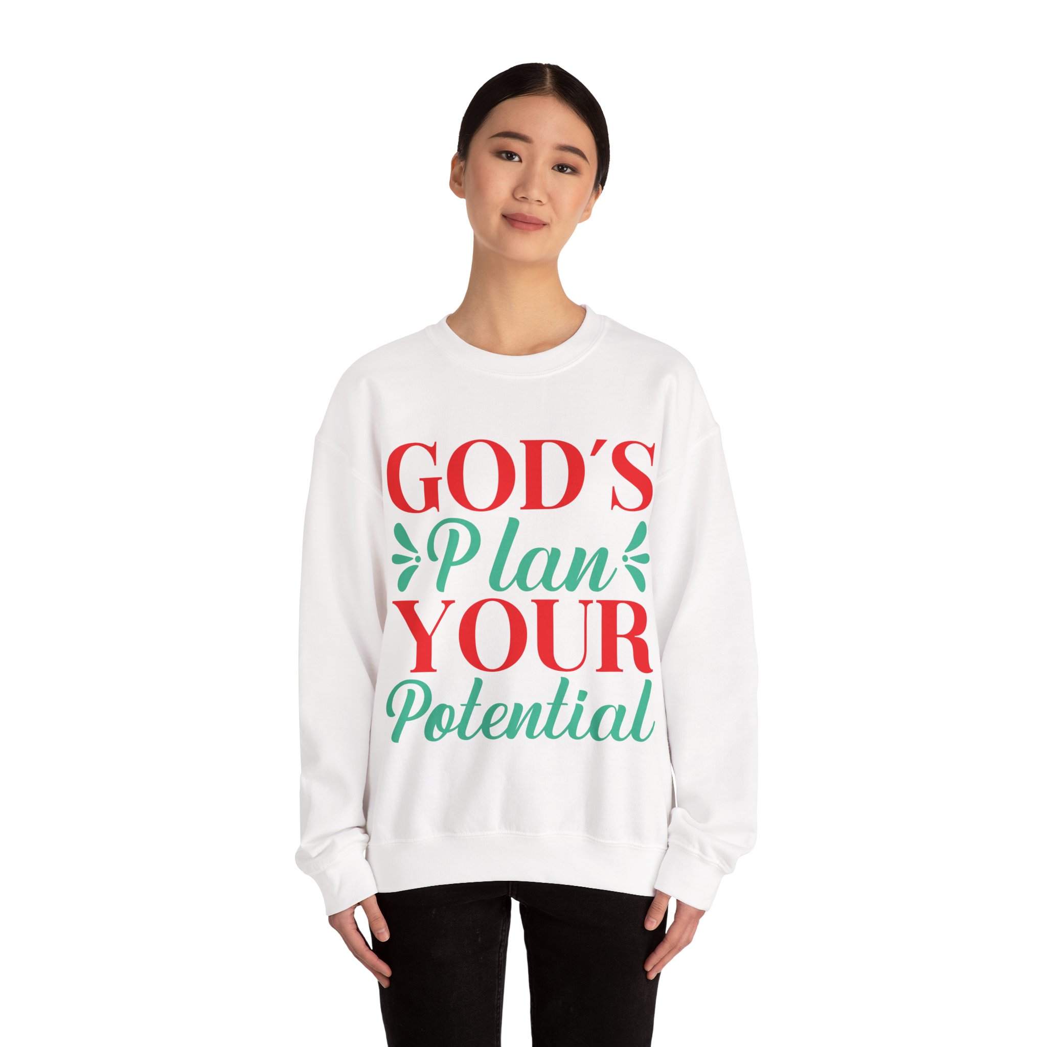 God's plan your potential sweatshirt, Women Jesus Lover Sweatshirt, Religious gift, - Image 5
