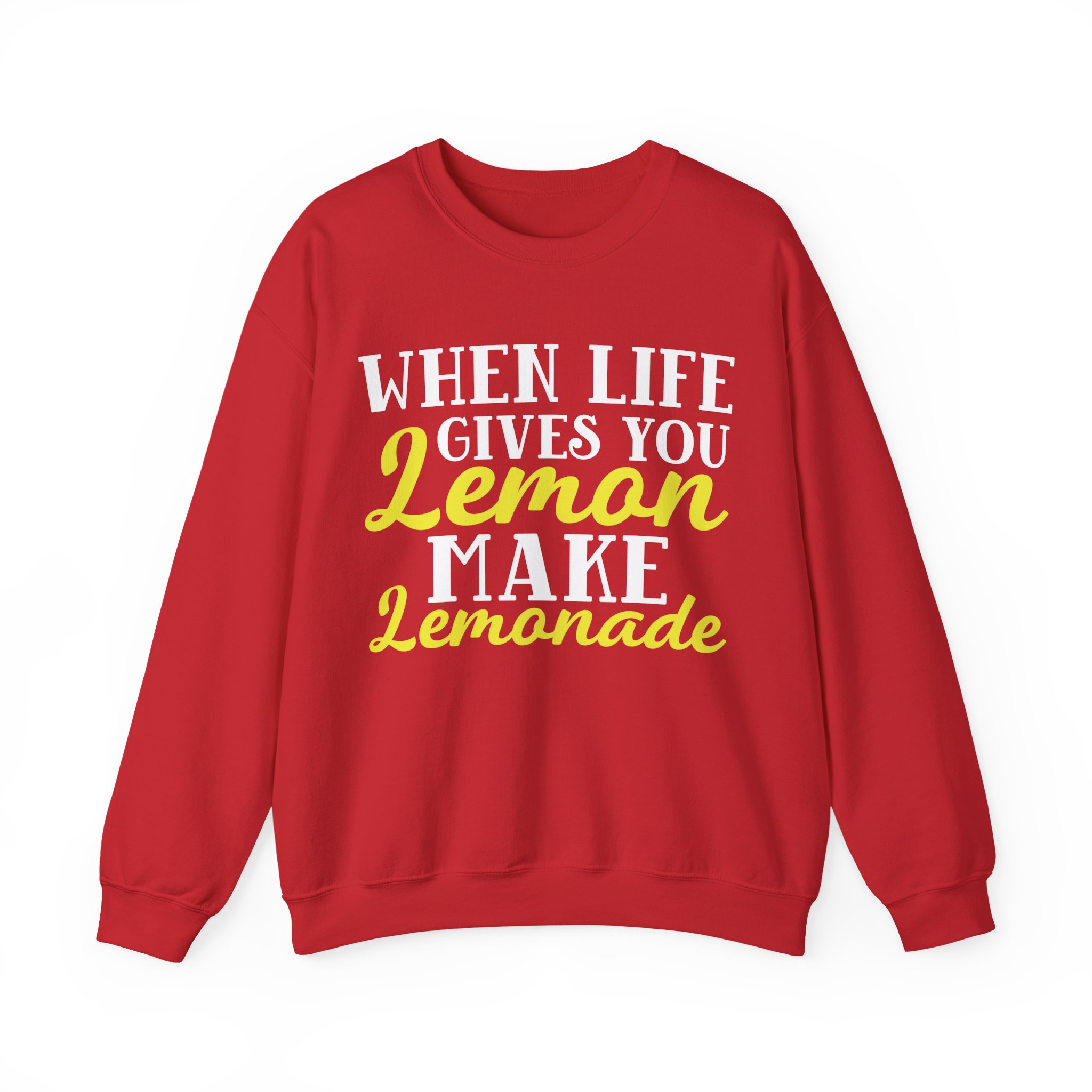 When life give you lemon Inspirational Sweatshirt Women, Funny Motivational t-shirt, Positive quotes, Faith women sweater, - Image 8