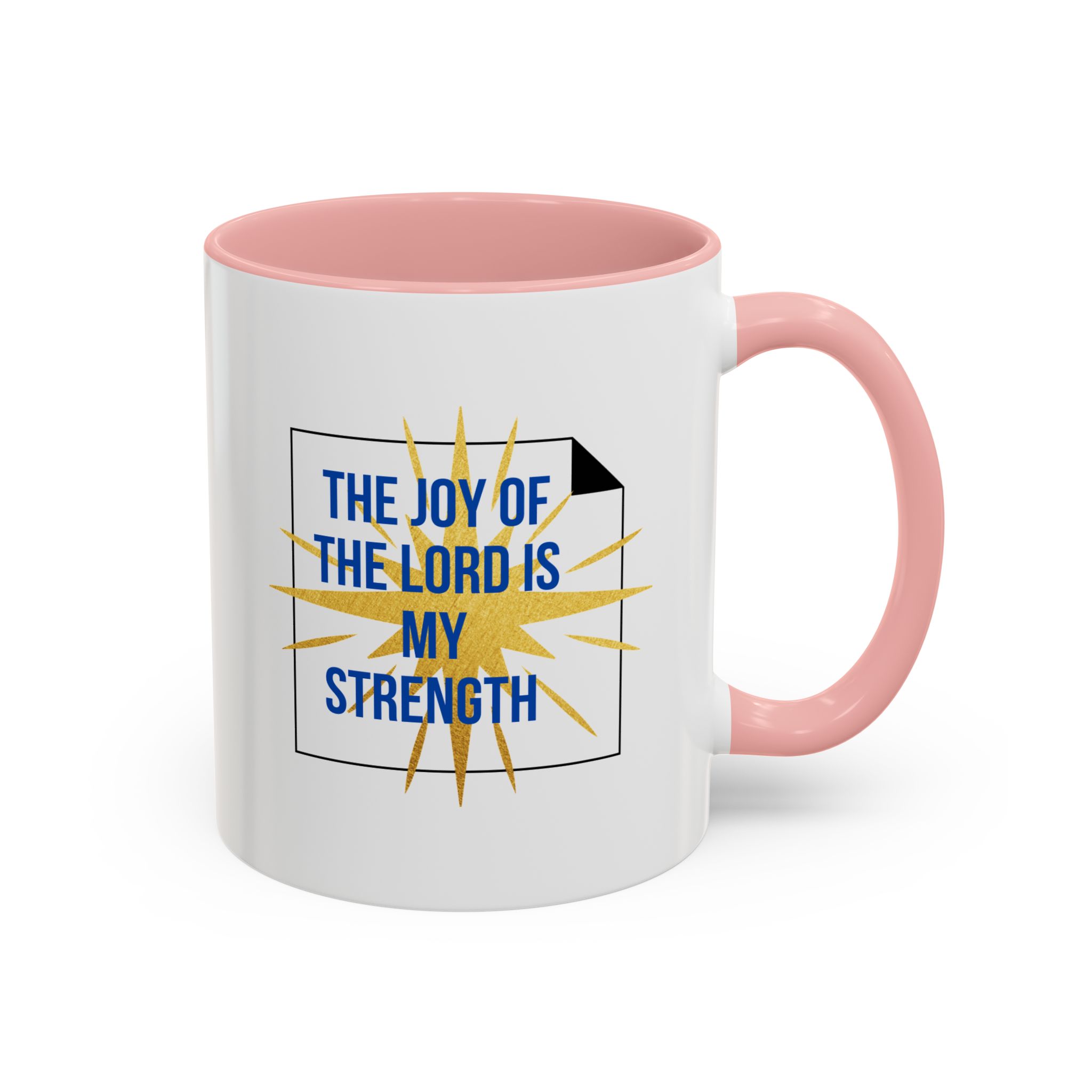 The Joy of the Lord is My Strength Motivational Christian Quotes Mug - Image 6