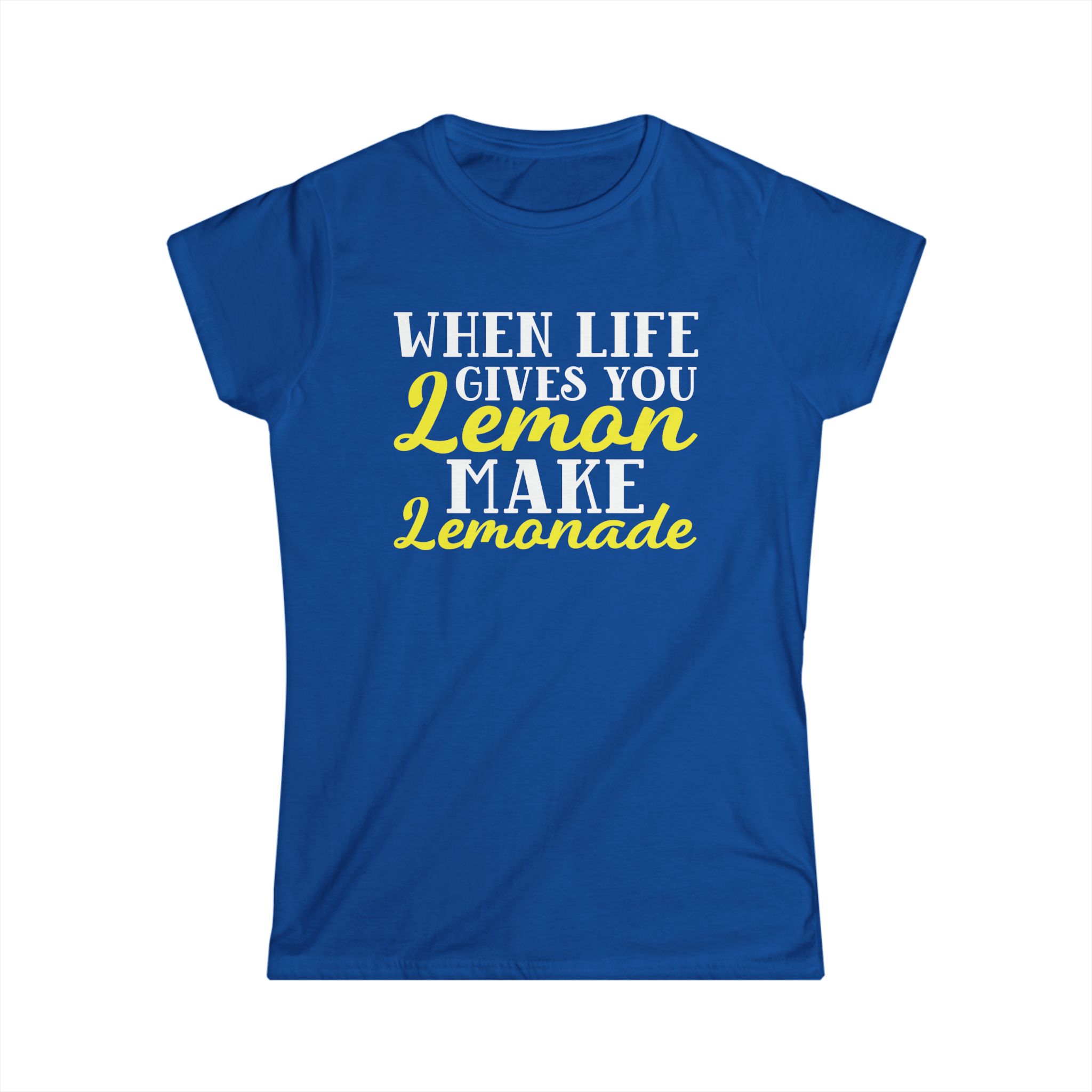 When life gives you lemon make lemonade t-shirt, Funny t-shirt, positive shirt, hope shirt, - Image 4