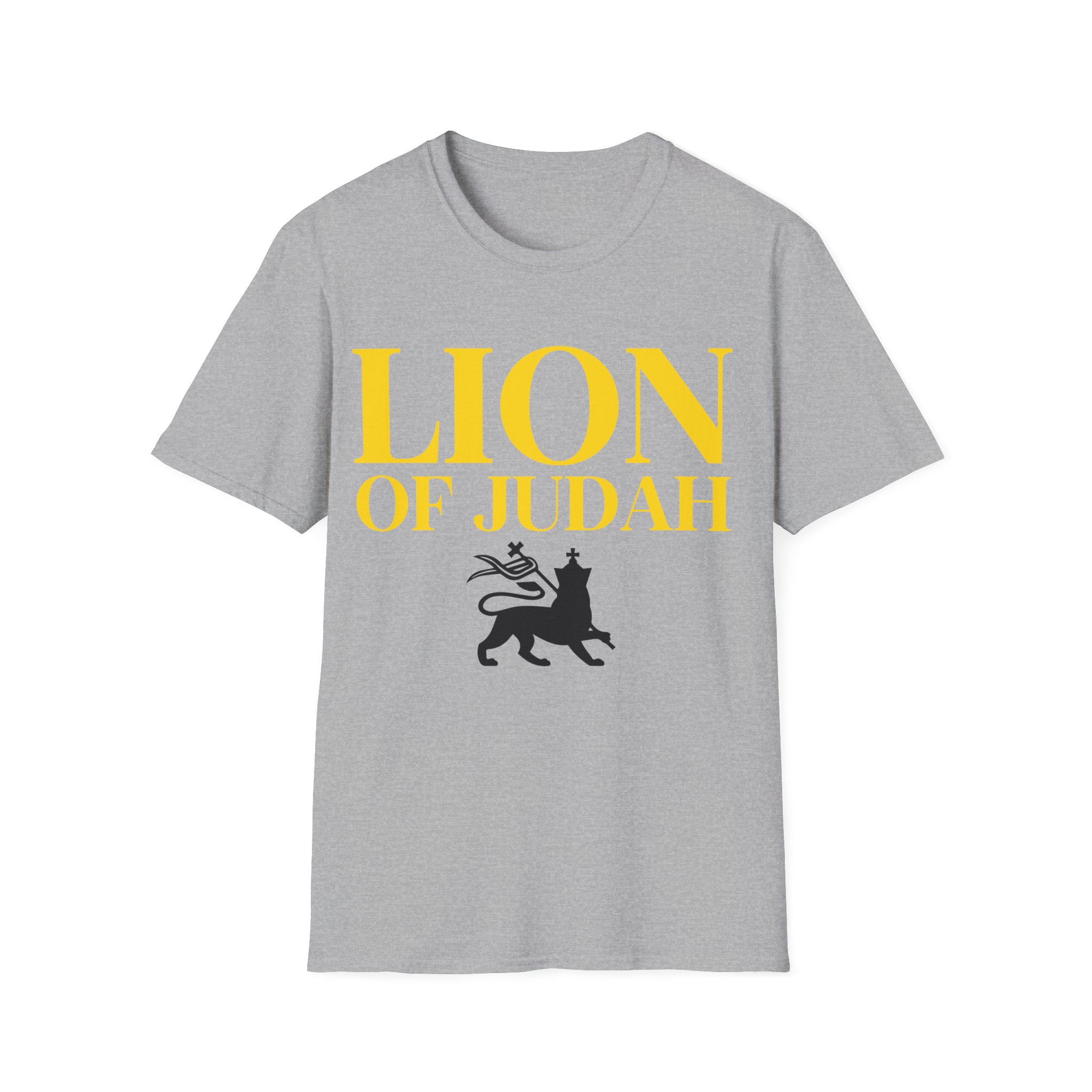 Lion of Judah Men Softstyle T-Shirt - Faith Apparel, Christian Gift, Spiritual Wear, Religious Clothing, Everyday Comfort - Image 6