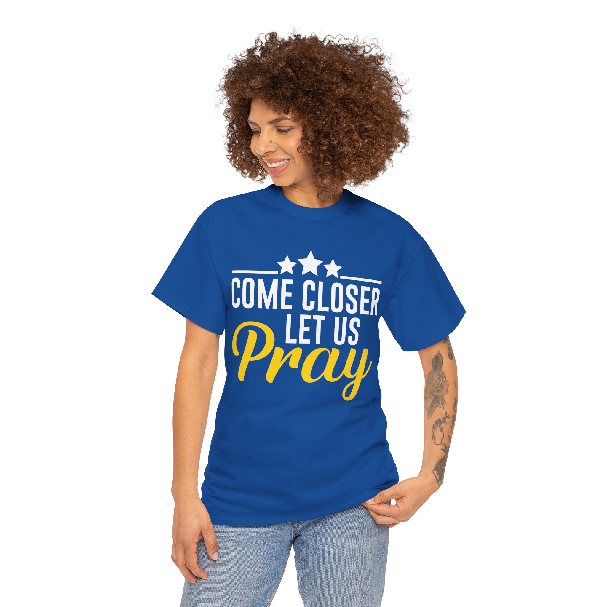 Let Us Pray Women T-Shirt, Motivational shirt, Inspiration t-shirt - Image 23