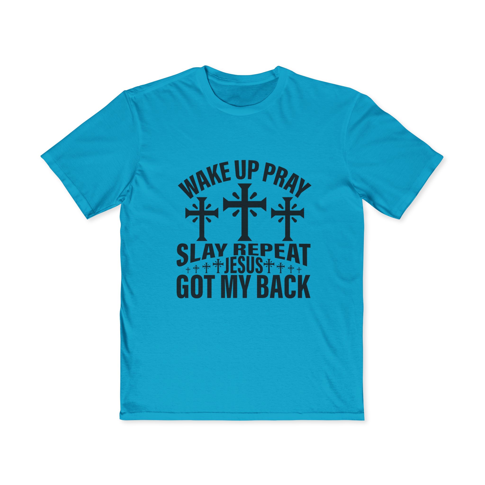 Wake up Pray Men t-shirt, Bible verse t-shirt, Christian apparel, religious gifts. - Image 5