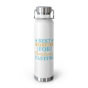 Copper Vacuum Insulated Bottle, 22oz, Best Vitamin For Women Tumbler, Inspiration quote for Christians.
