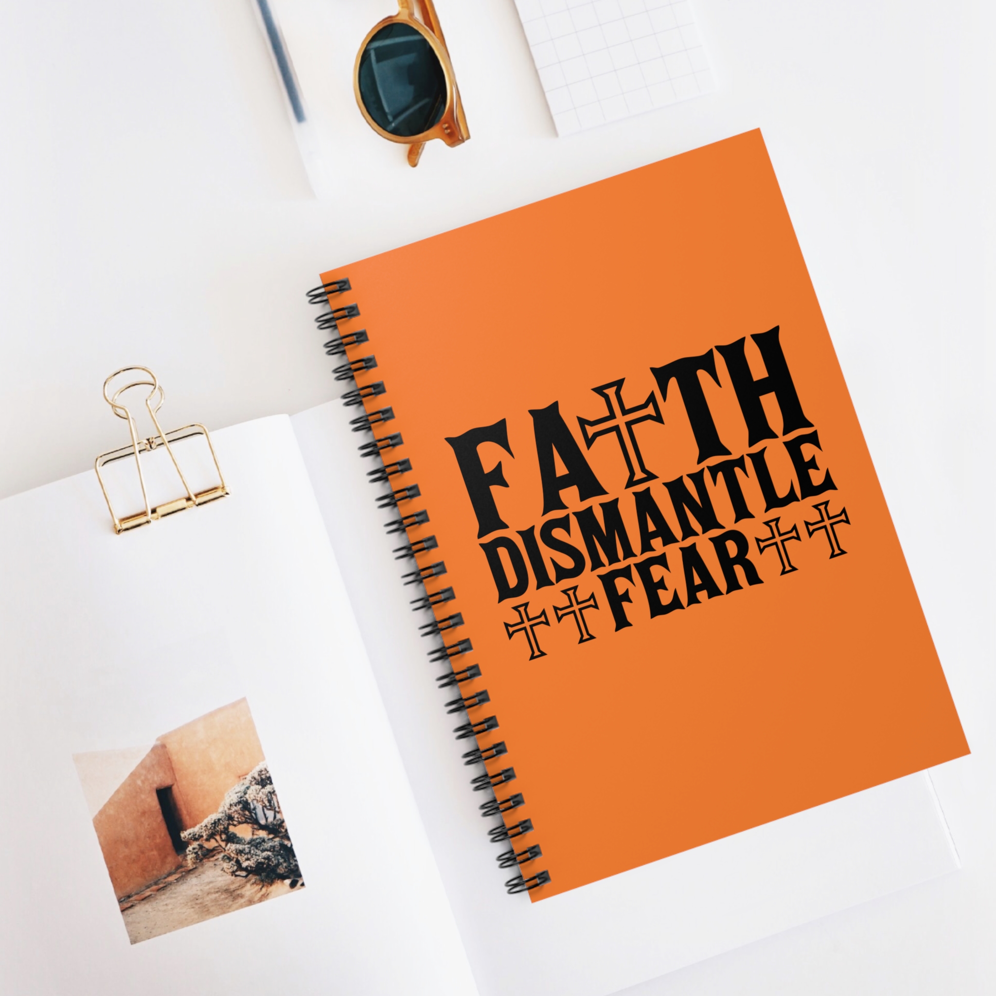 Faith Dismantle Fear Prayer journal notebook - Image 5