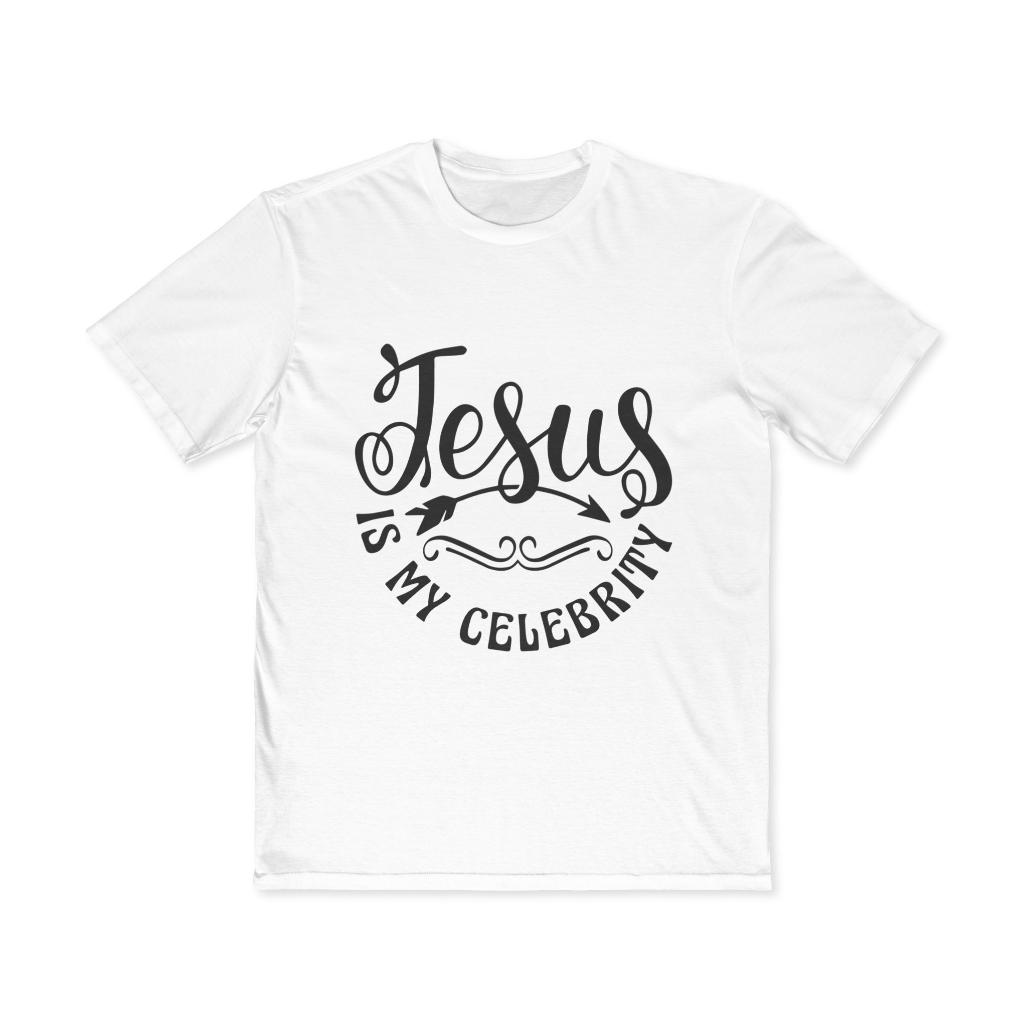 Jesus is my celebrity Men t-shirt, Bible verse t-shirt, Christian apparel, religious gifts. - Image 6