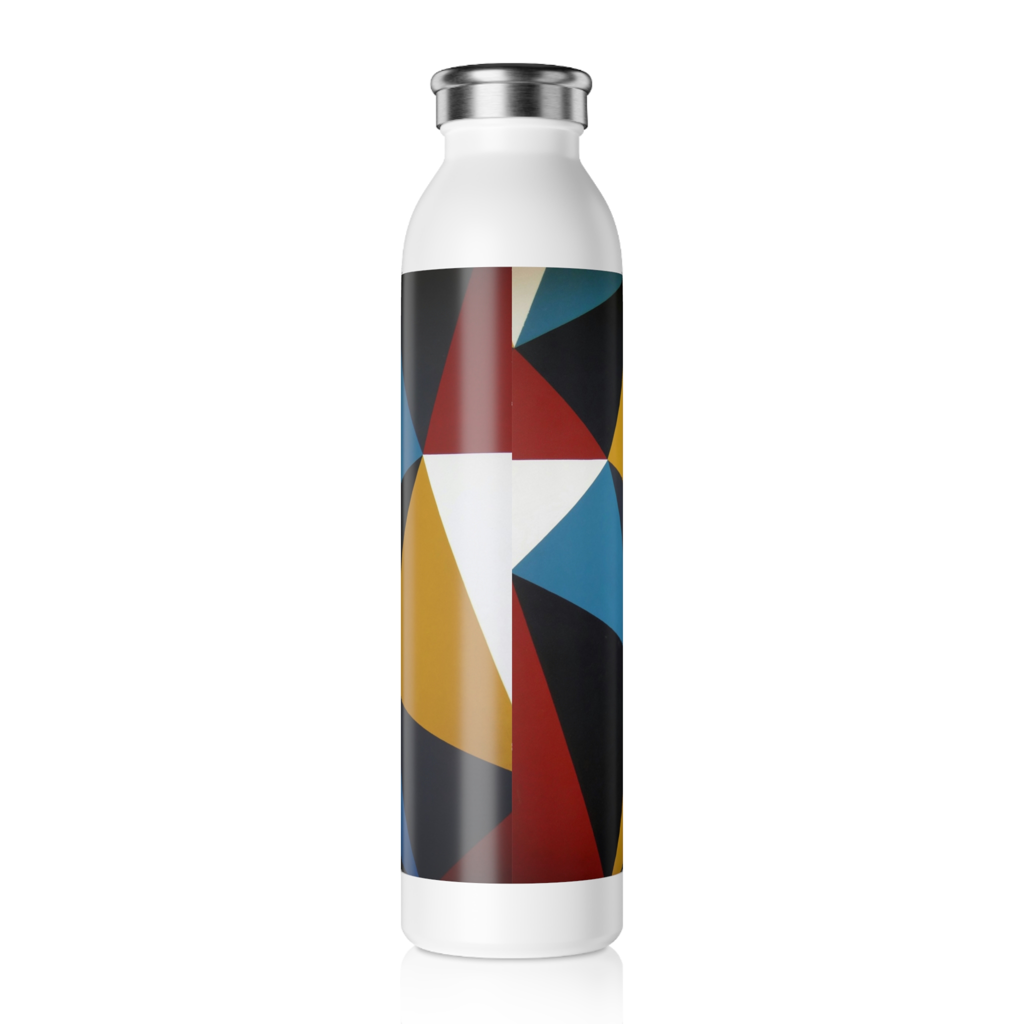 Pattern Slim Water Bottle, Colorful water bottle, Religious gifts, Pattern water bottle. - Image 4