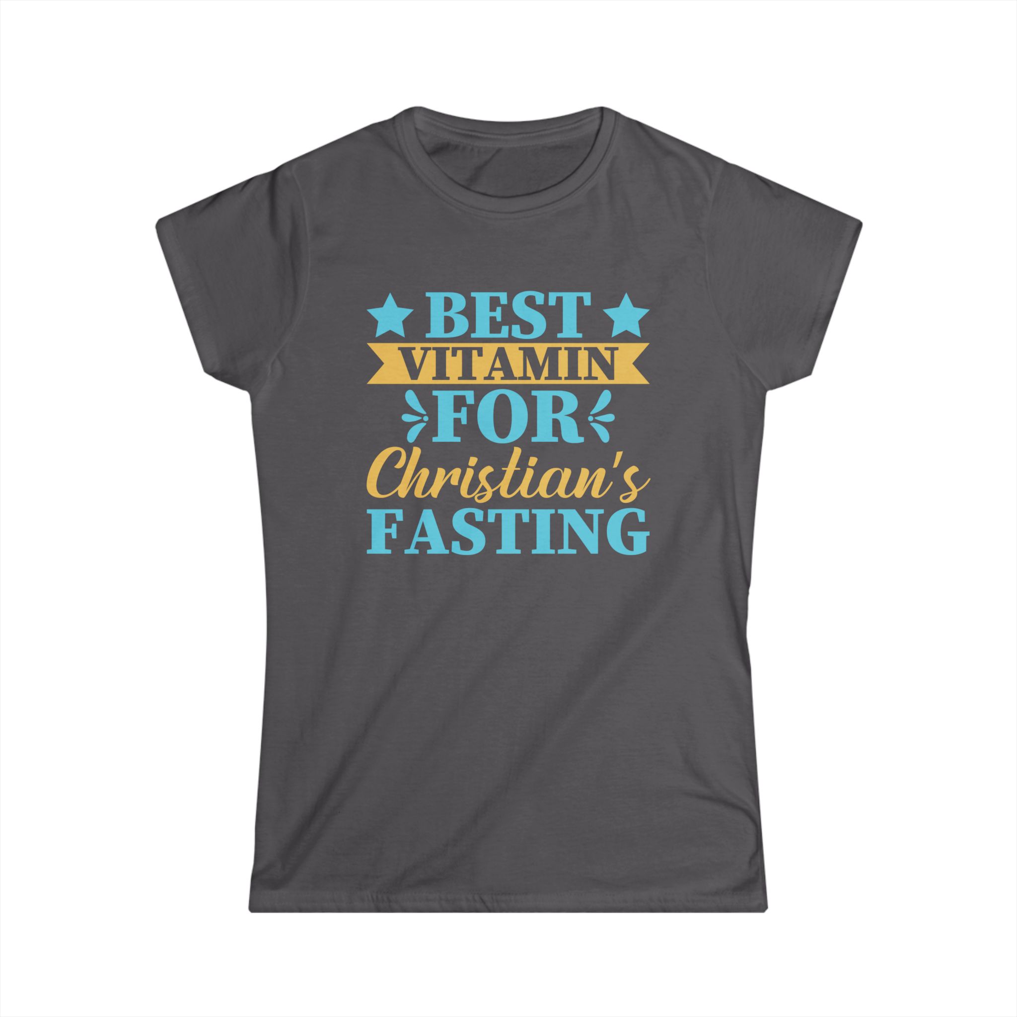 Best Vitamins for christian Women fasting tee, Religious women t-shirt, - Image 7