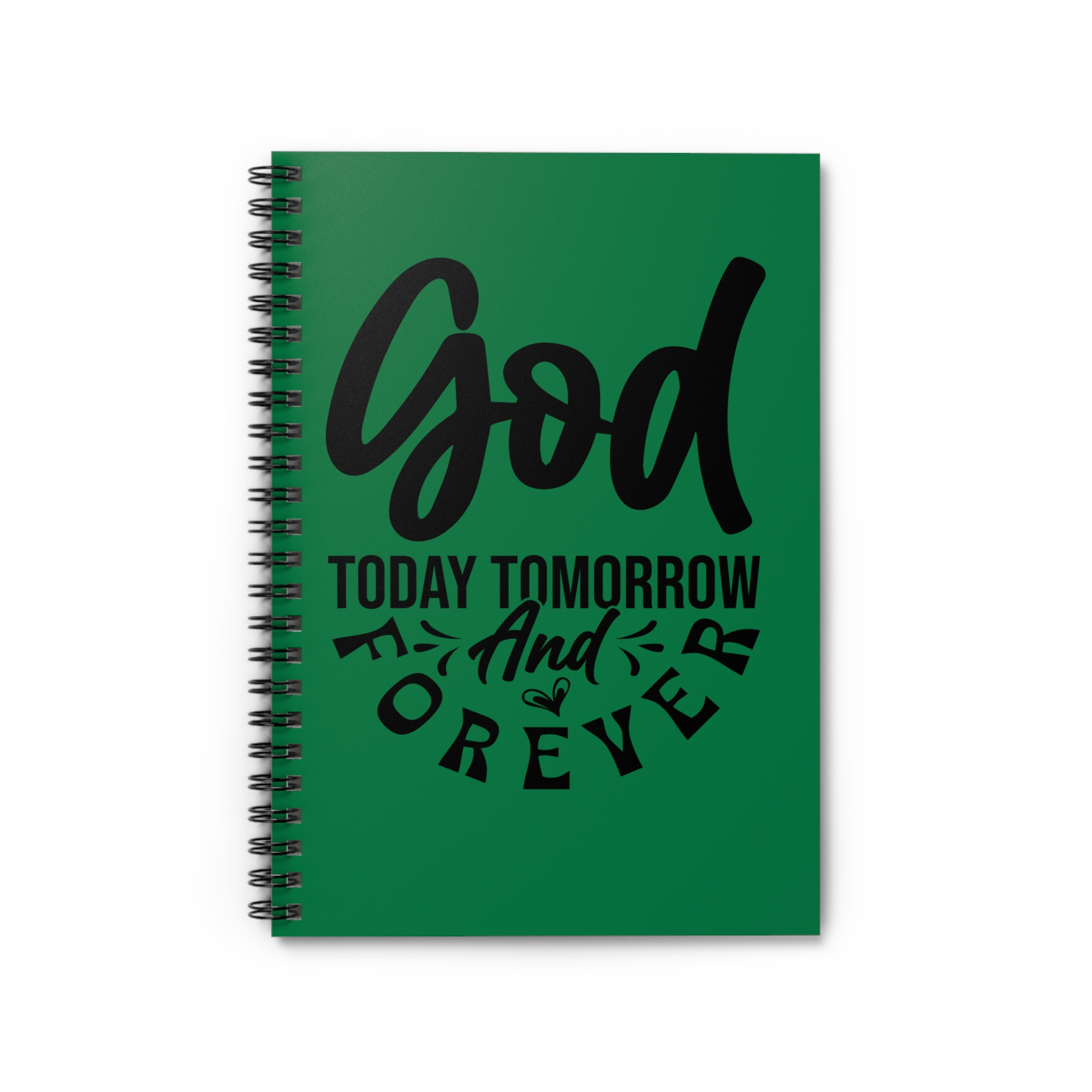 God today tomorrow now and forever spiral notebook journaling religious items