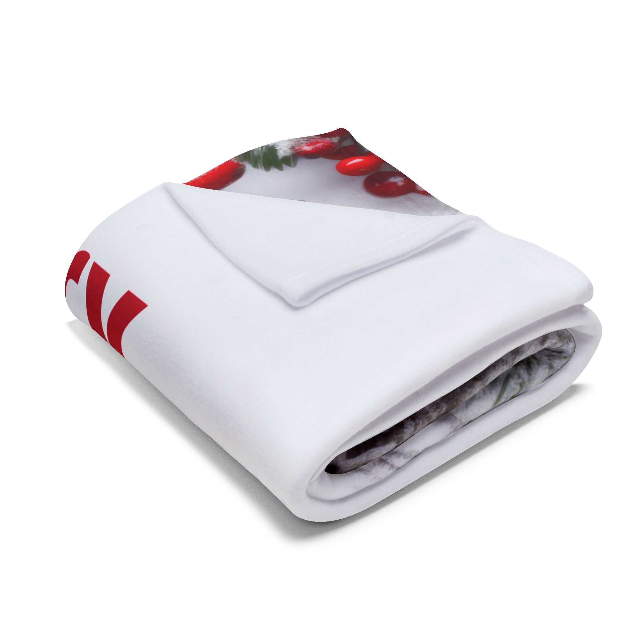 Merry Christmas Fleece Blanket - Image 3