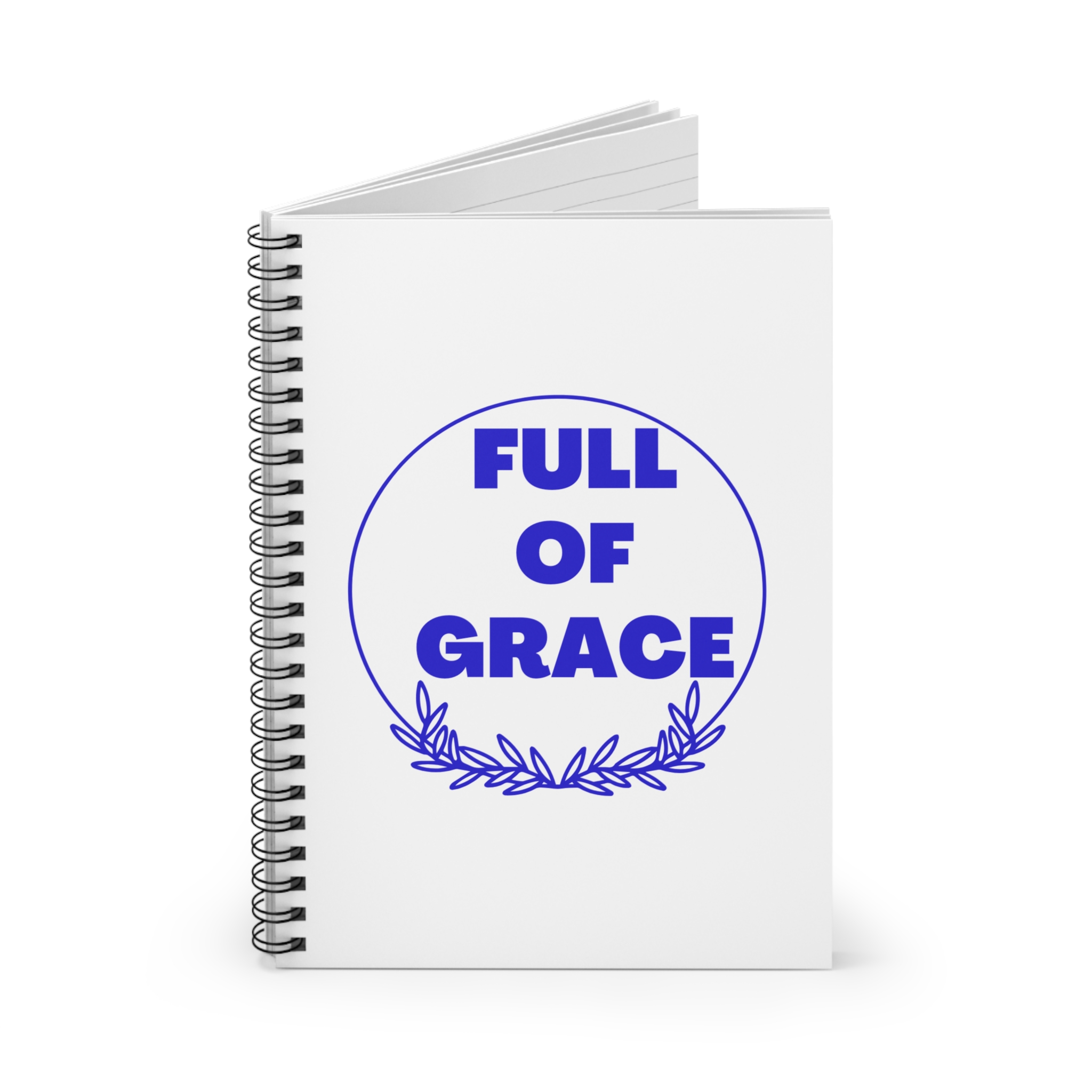 Full of Grace Christian Spiral Notebook - Image 2